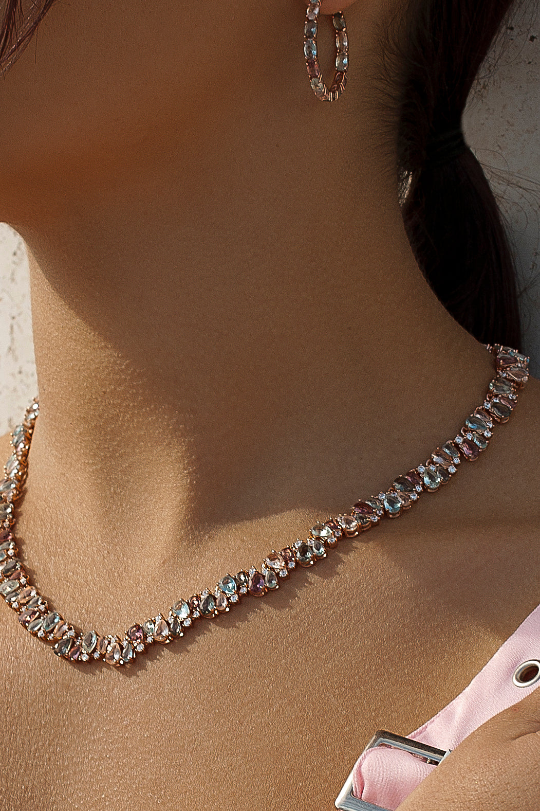 colliers avec pierres couleurs dans les LINEARGENT