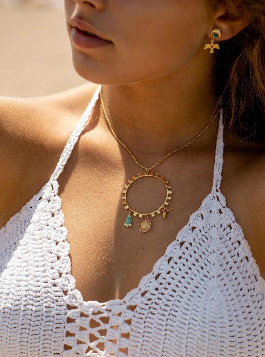 colliers de argent grandes design cirucular LINEARGENT