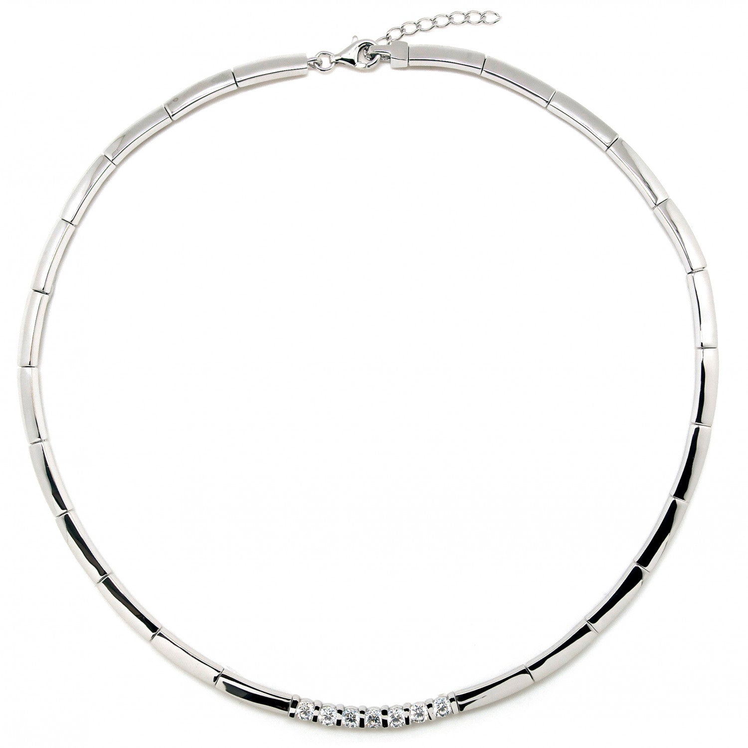 colliers fête de argent centralzircon LINEARGENT