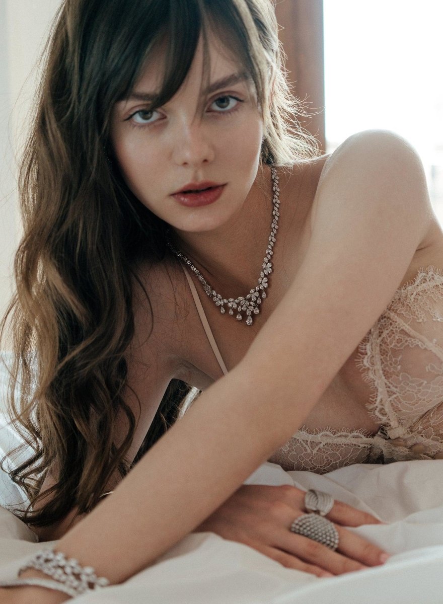 colliers fête en argent design rigid LINEARGENT