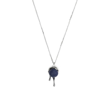 Collares plata originales diseño esmalte líquido
