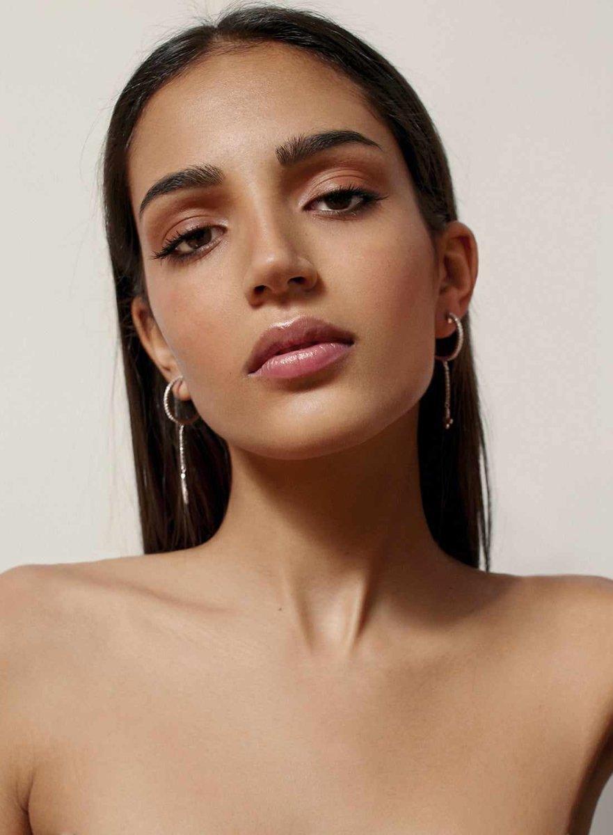 boucles d'oreilles créoles avec pendentifs design papillon avec zircons-LINEARGENT