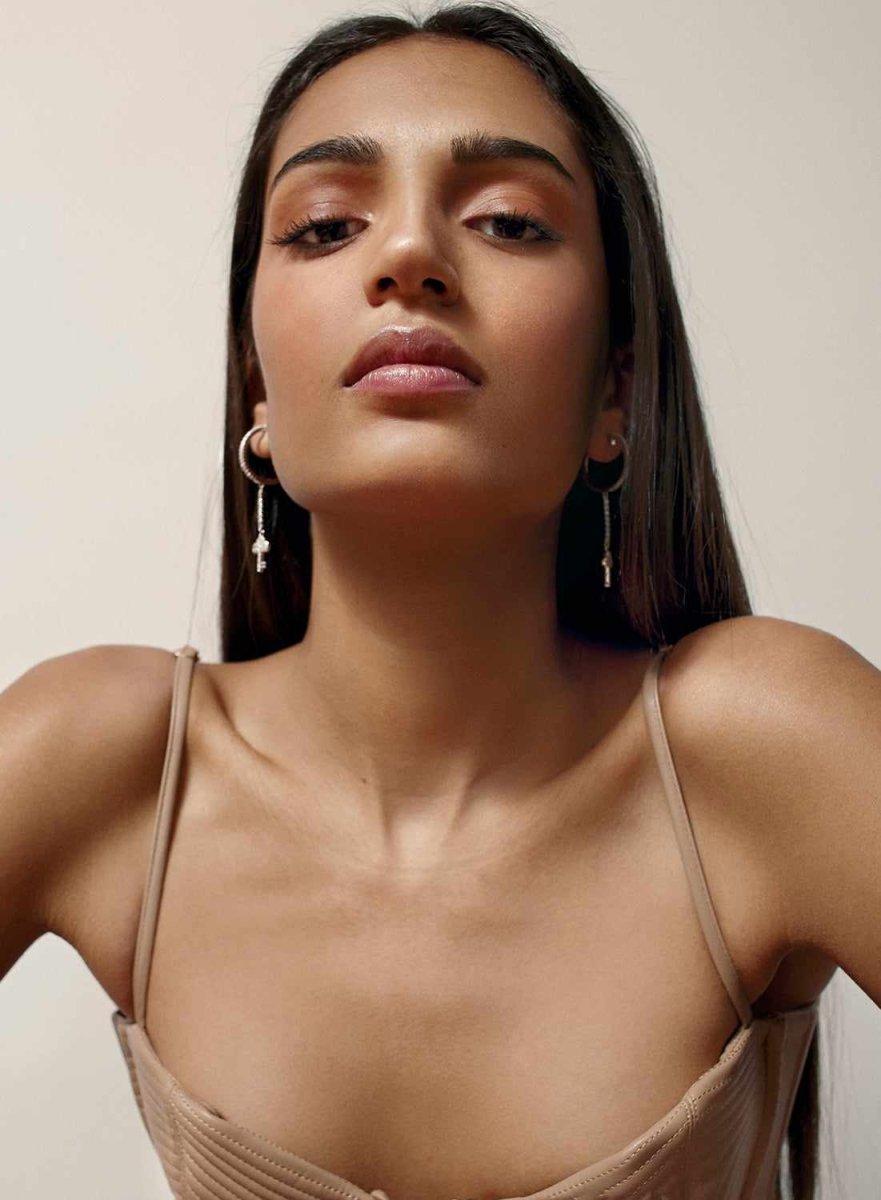 Pendientes aros con colgantes plata con llave de circonita-LINEARGENT