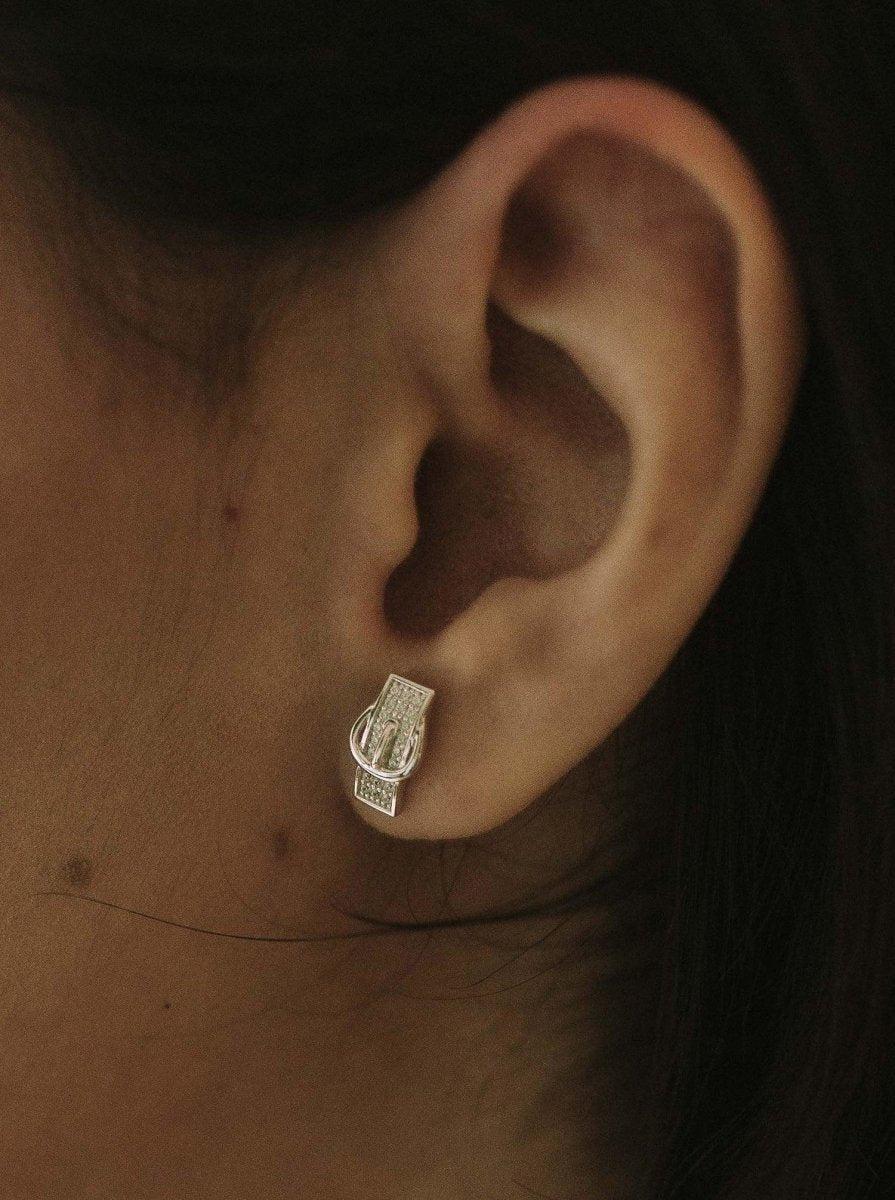 boucles d'oreilles brillants petits design mini LINEARGENT