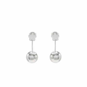Pendientes diseño largo con motivo floral