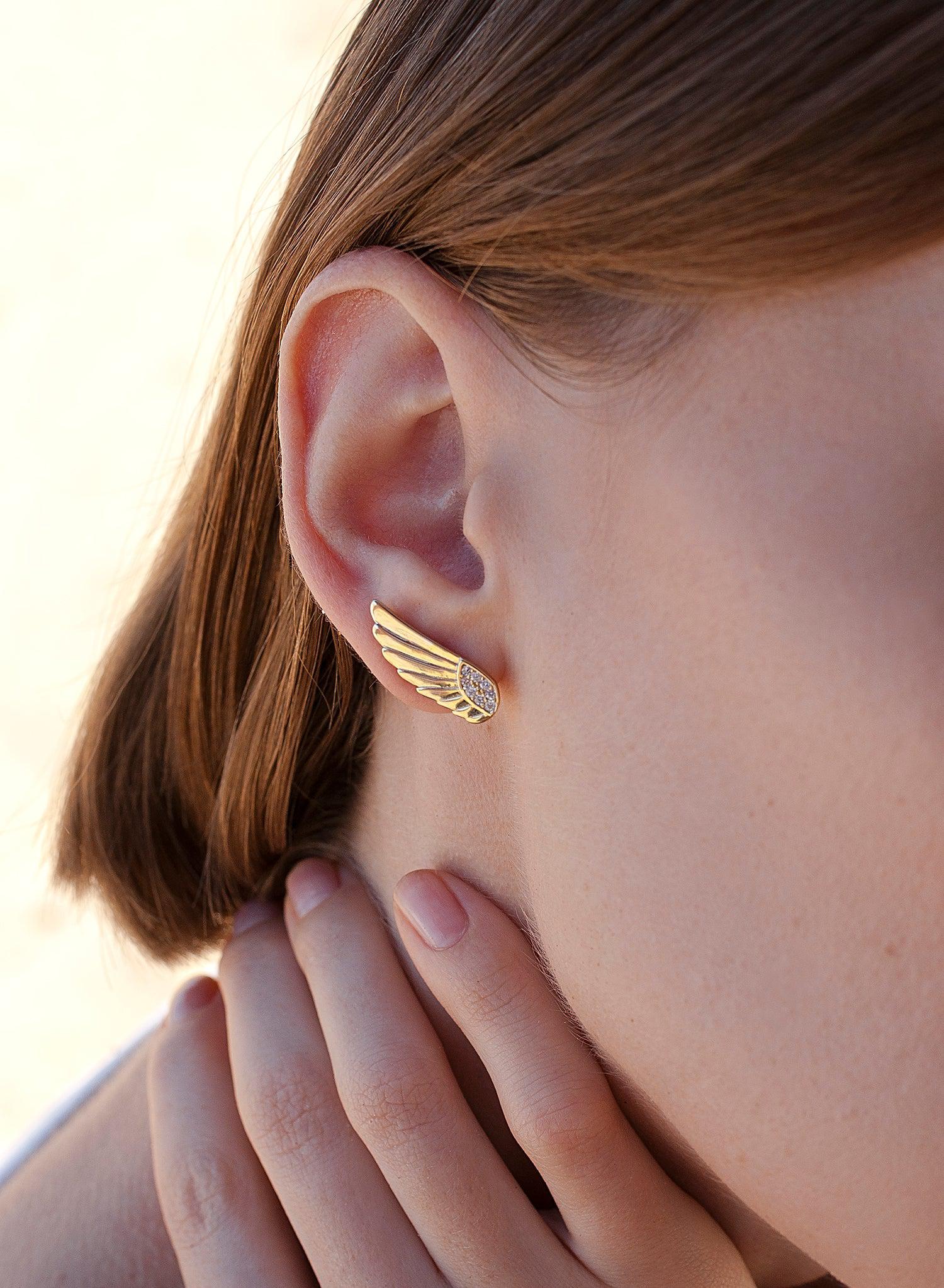 Boucles d'oreilles originaux design boucles d'oreilles avec zircons