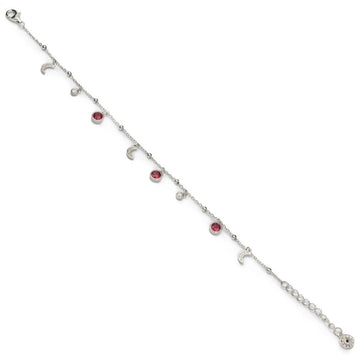 Pulseras con colgantes con piedras con motivo de luna