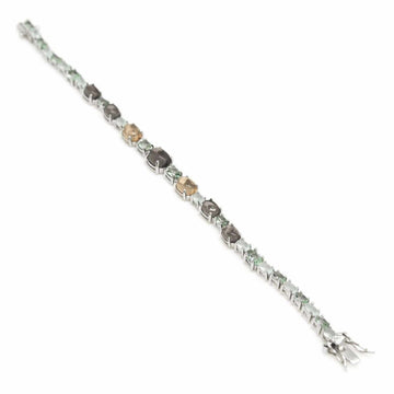 Pulseras con piedras con cuarzo adamantino tono marrón