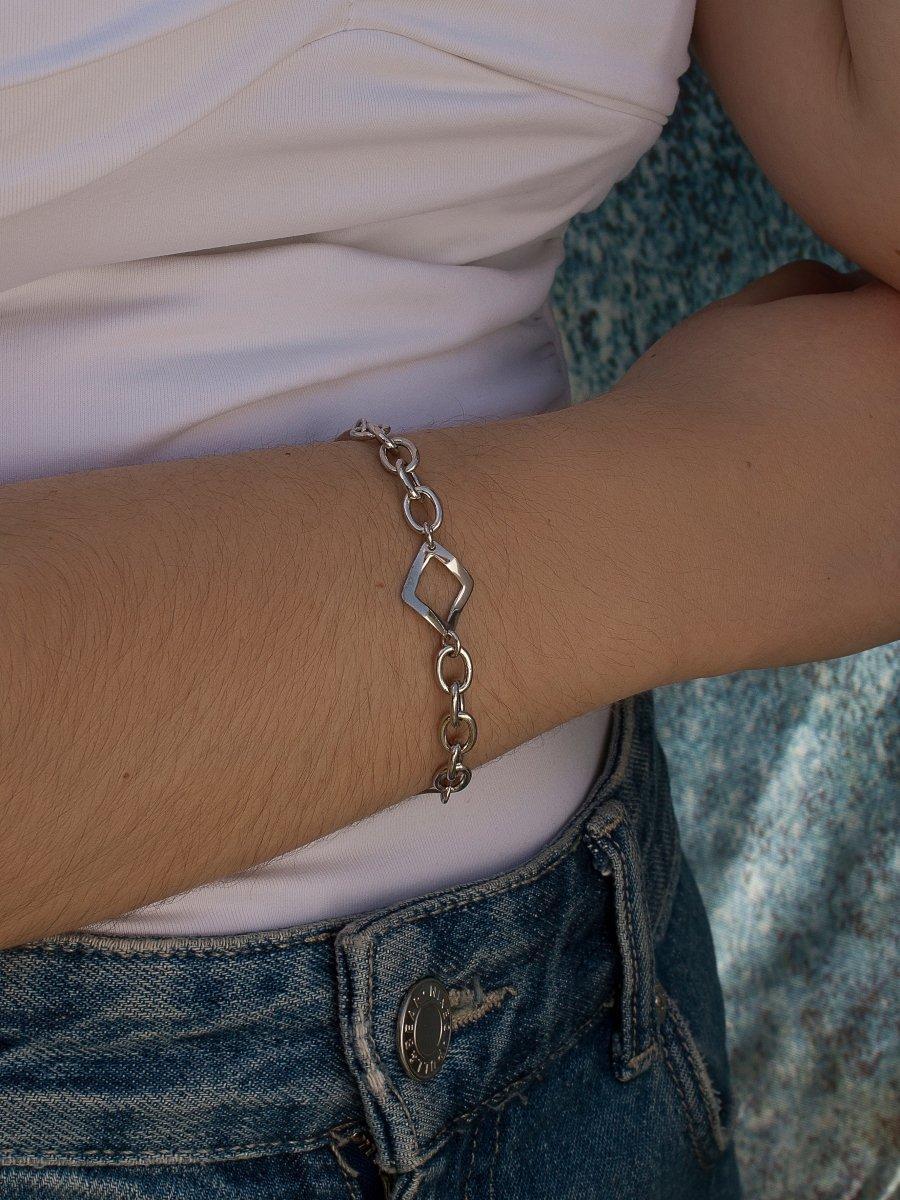 bracelets maillons argent design triple LINEARGENT