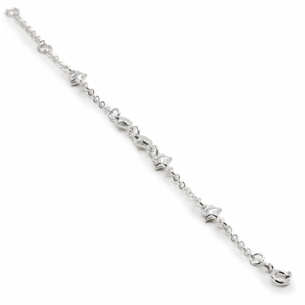 bracelets fines de argent design étoiles avec LINEARGENT