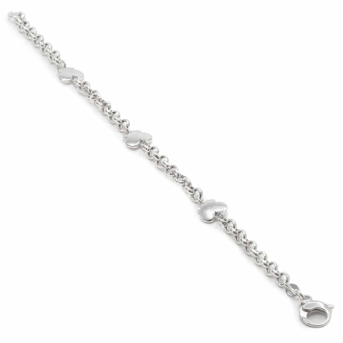 bracelets fines de argent lisse design triple LINEARGENT