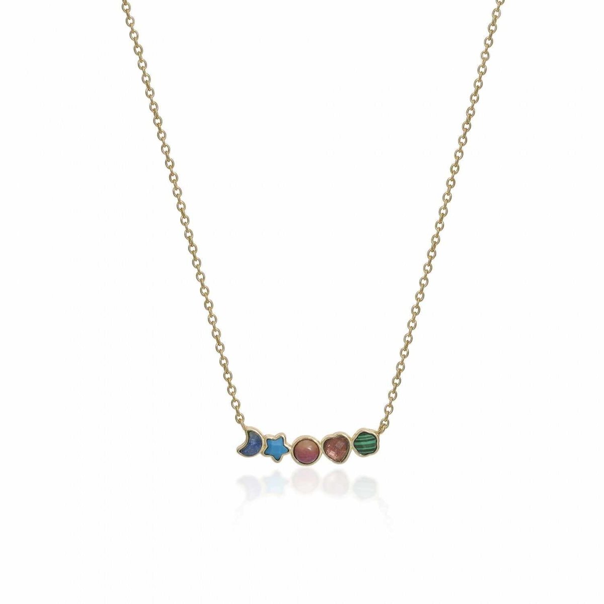 Collar · Collares con piedras de colores diseño multi motivo