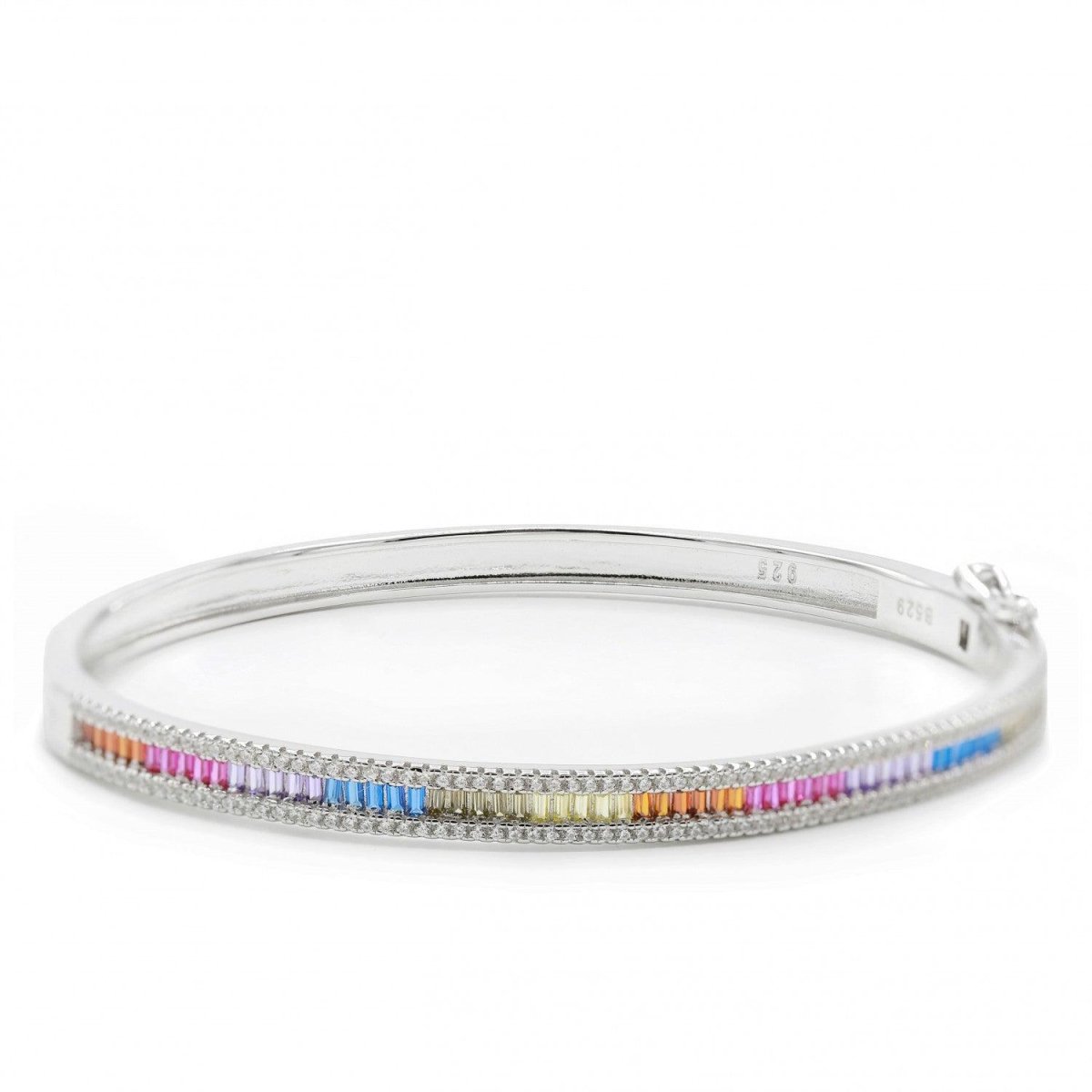 Bracelet - Silver bracelet bracelet multicolor design