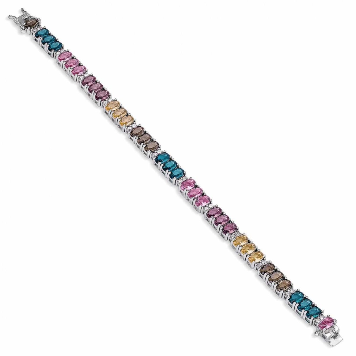Bracelet - Bracelets with brilliant stones and zircons