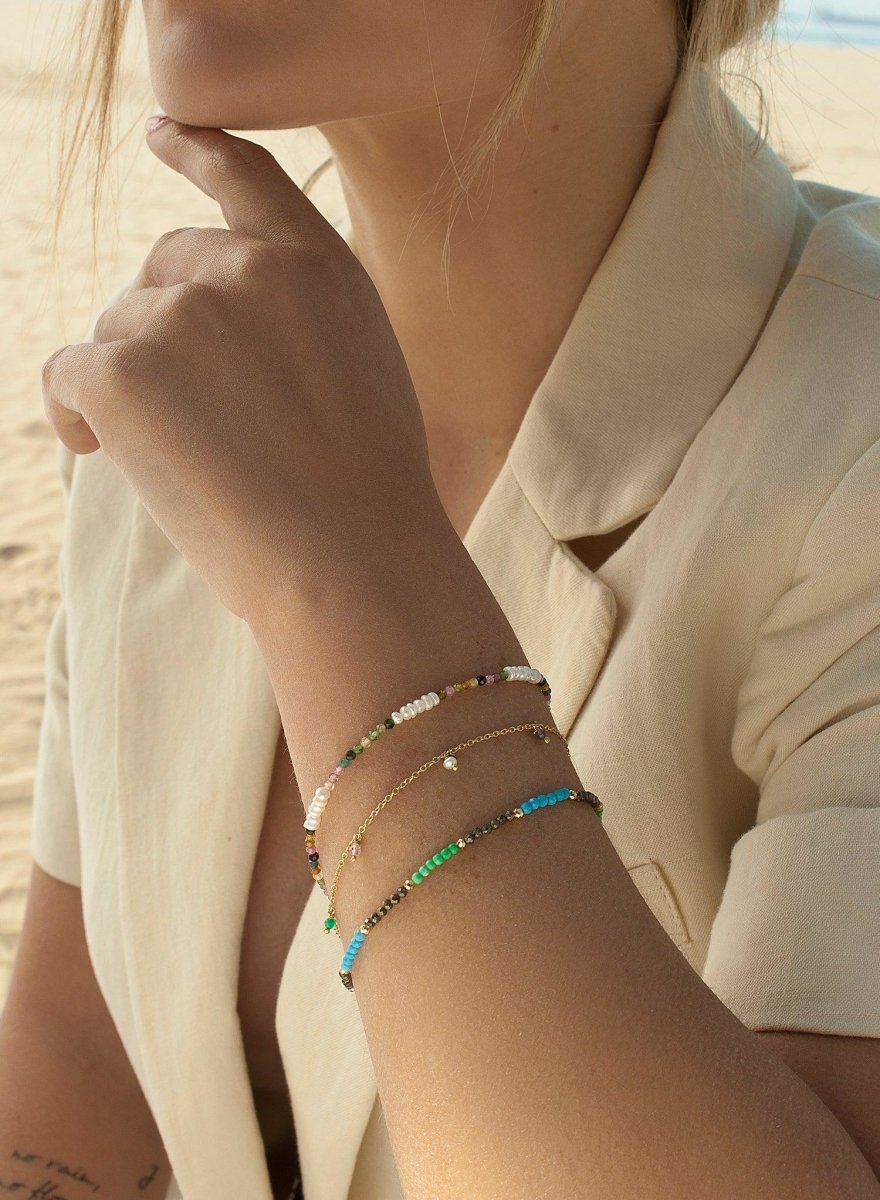 Bracelet - Ball bracelet composed of four bracelets